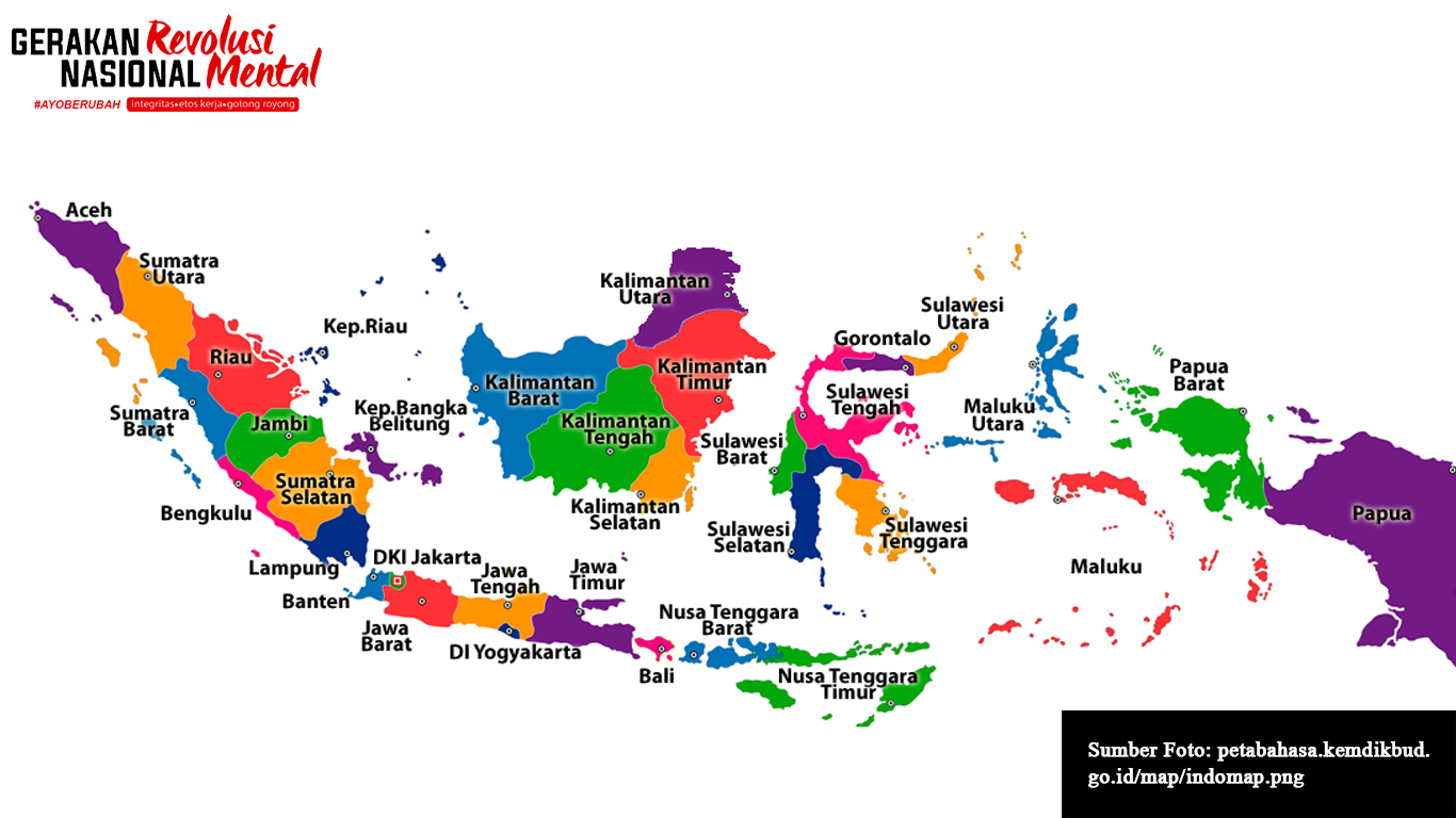 Indomap Kemendikbud, peta sebaran bahasa daerah di Indonesia