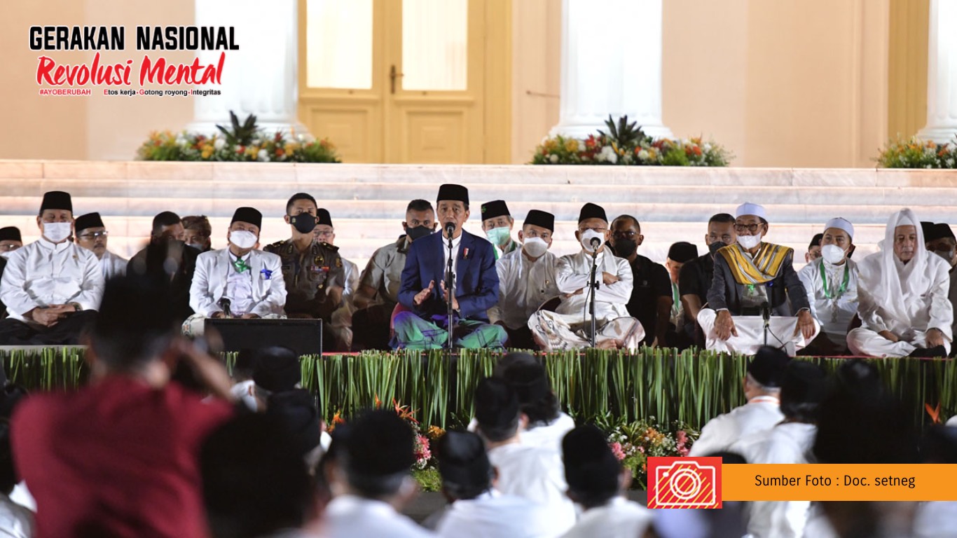 Jokowi Gelar Zikir Kebangsaan di Istana